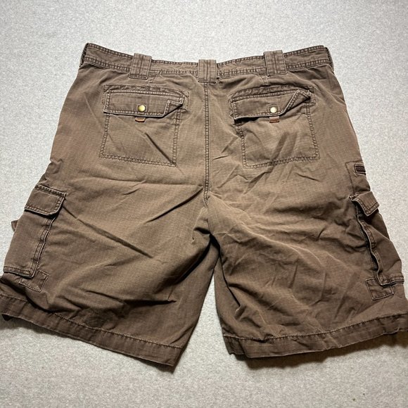 Eddie Bauer Shorts Mens 40 Brown Cargo Ripstop Outdoor Hiking 10 Inseam Pocket - Picture 6 of 10